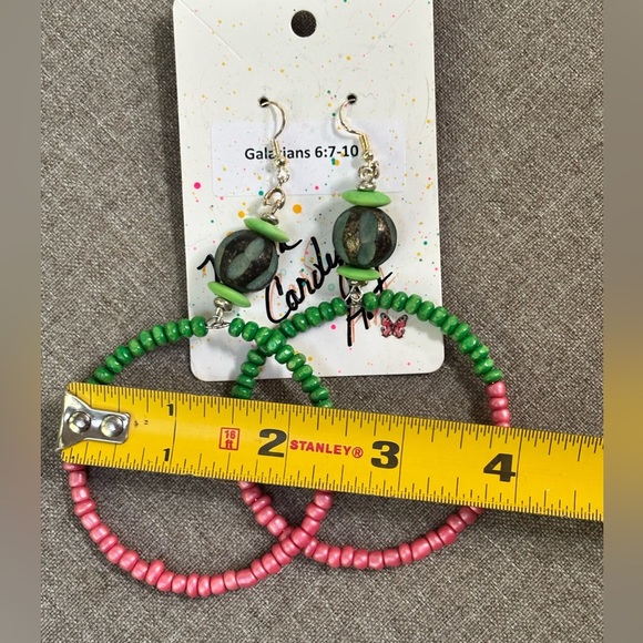 Mama Carolyn’s Art Hoop Earrings | NEW - Picture 4 of 4